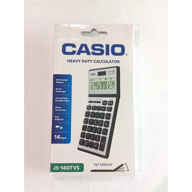 HAEVY DUTY CALCULATOR JS-140TVS-SR ( BRAND CASIO )
