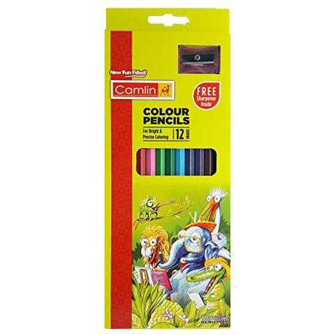 COLOUR PENCIL ( BRAND CAMLIN ) 12COLORS