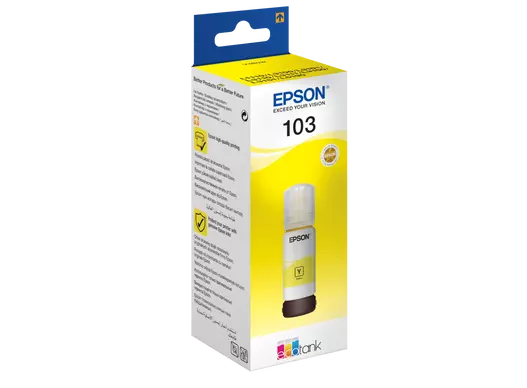 103 ECOTANK INK BOTTLE YELLOW COLOR 65ML ( BRAND EPSON )