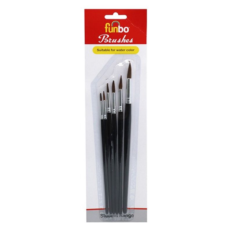 PAINT BRUSH ( BRAND FUNBO ) SET OF 5