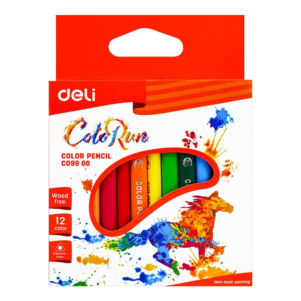 COLOR PENCIL CO99 00 ( BRAND DELI ) 12 COLORS