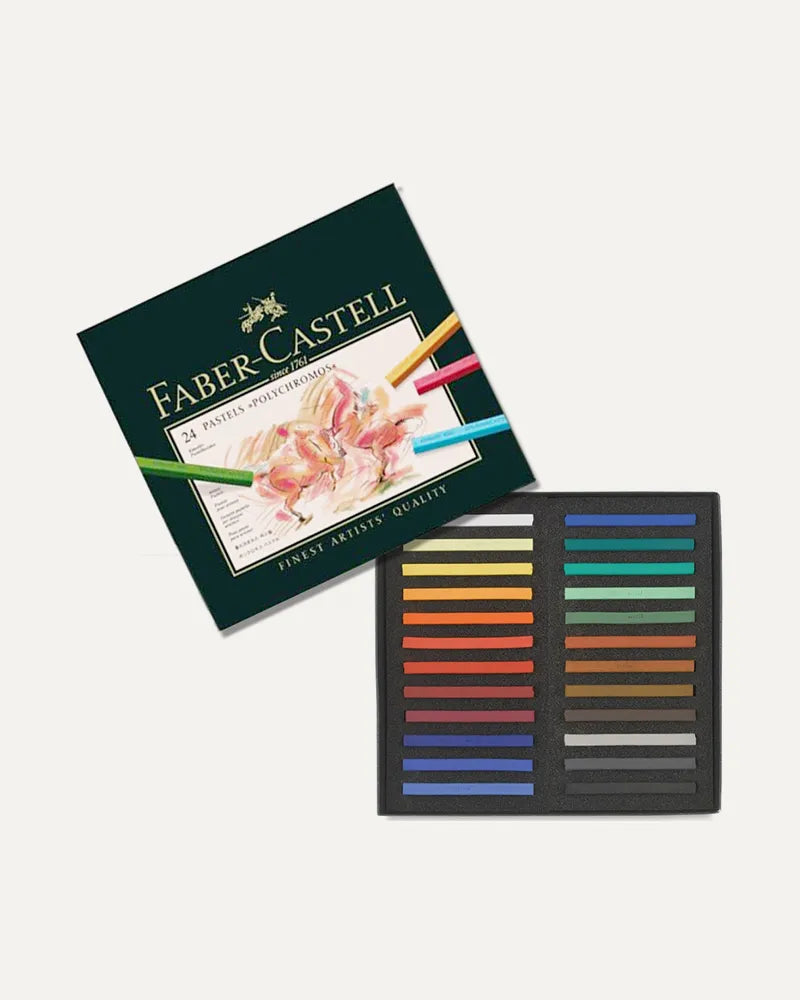 PASTEL COLOR ( BRAND FABER CASTELL ) 24 COLORS