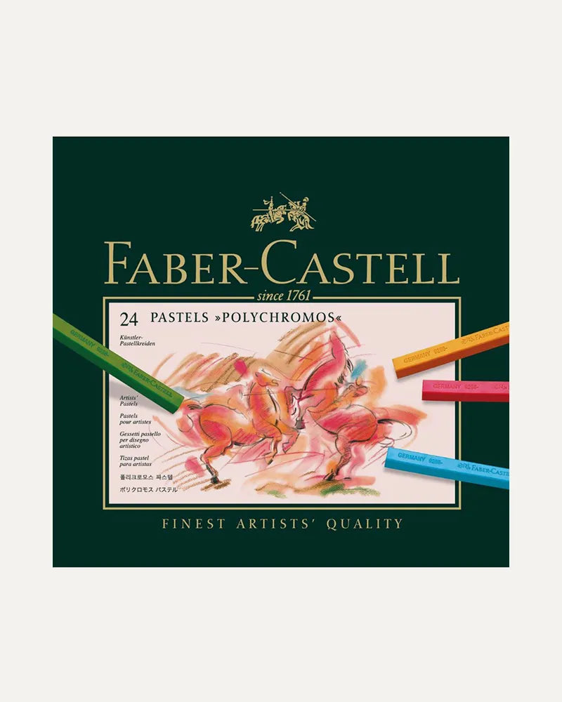 PASTEL COLOR ( BRAND FABER CASTELL ) 24 COLORS