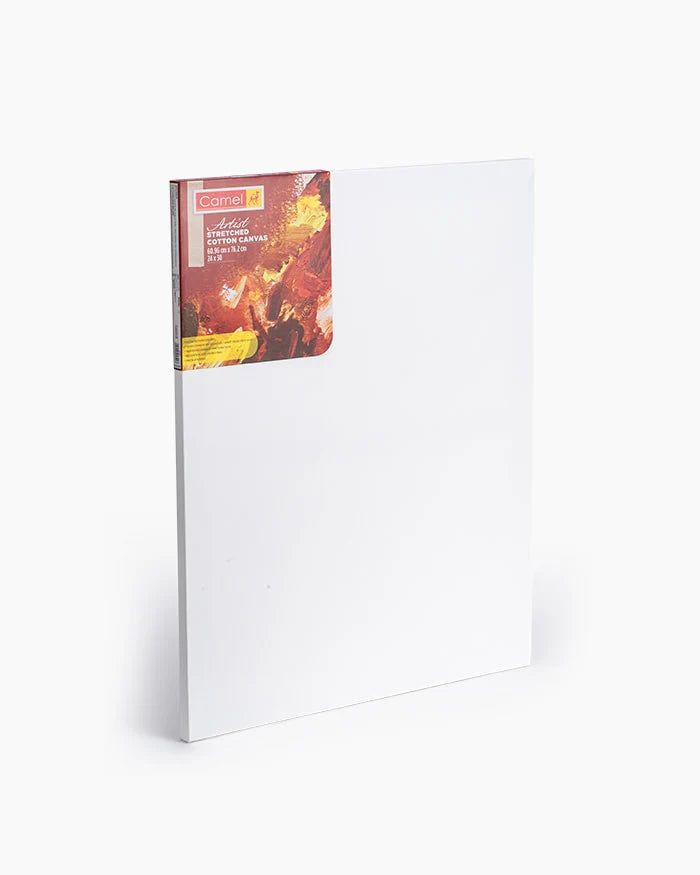 STRETCHED COTTON CANVAS WHITE ( BRAND CAMEL )