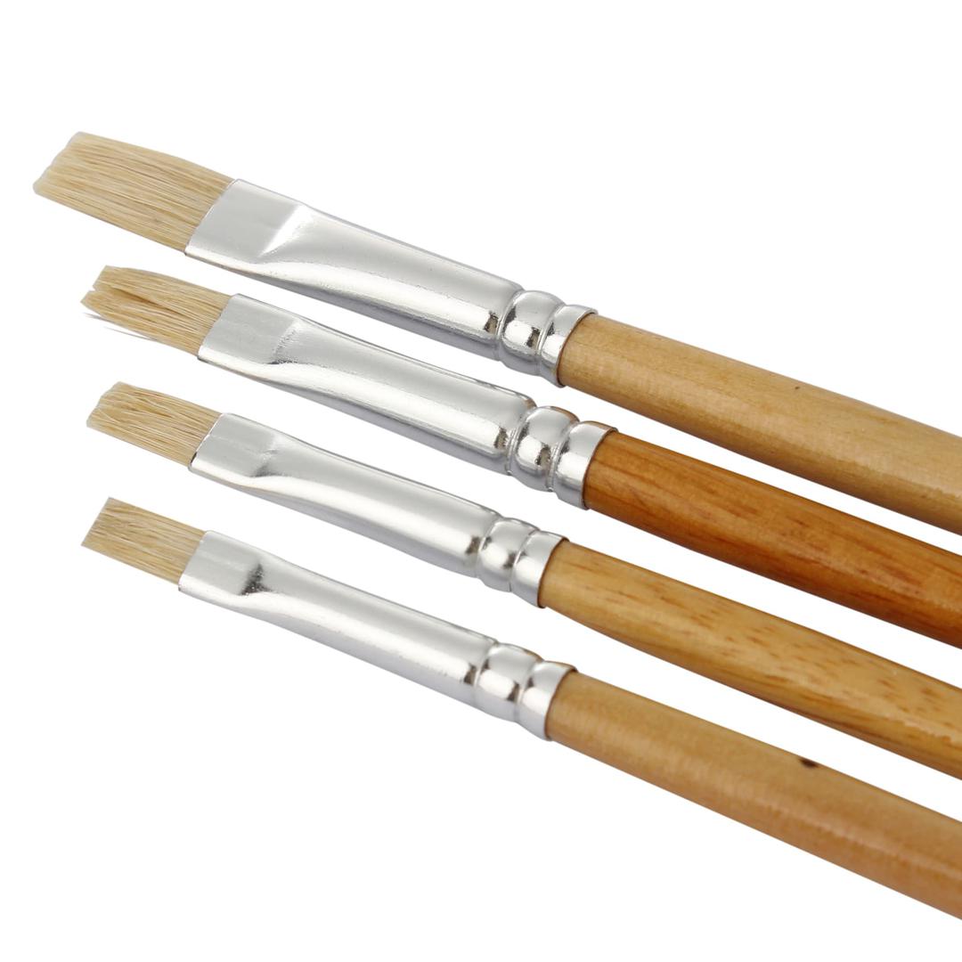PAINT BRUSH SET ( BRAND SAPRI ) FLAT SERIES 56 4PCS