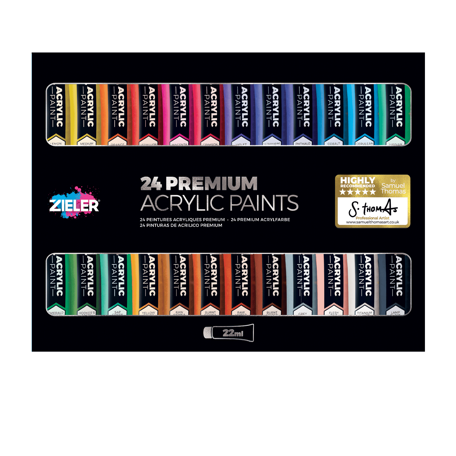 PREMIUM ACRYLIC PAINT SET ( BRAND ZIELER )