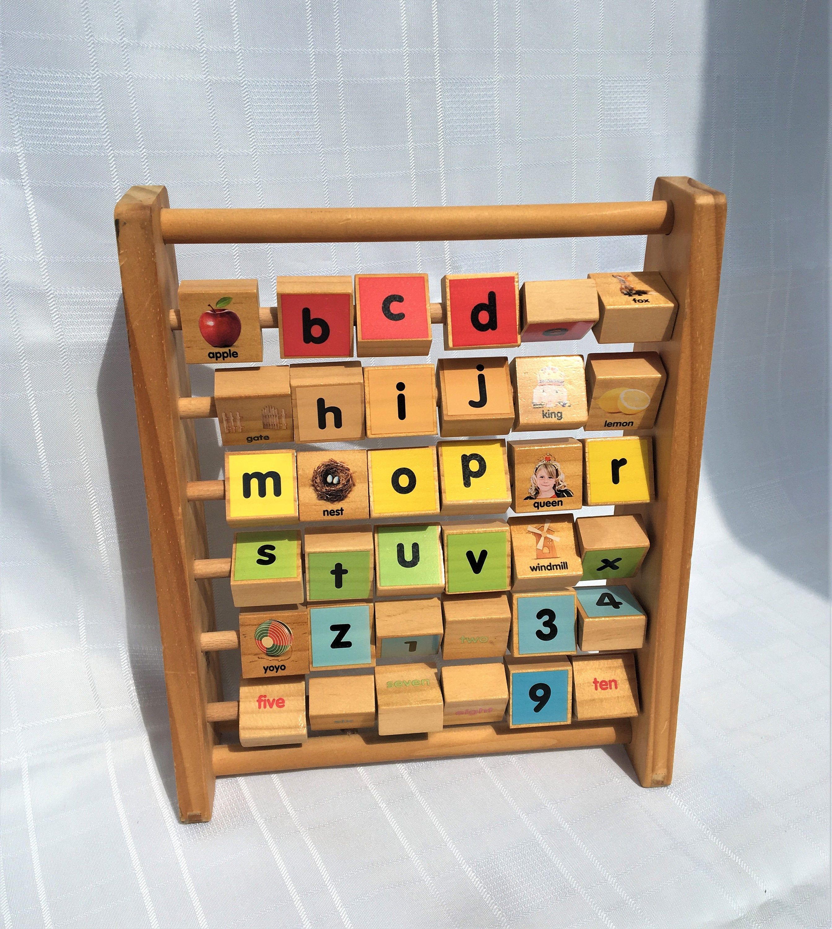 Hape Abacus Alphabet, Counter, Wooden Toy