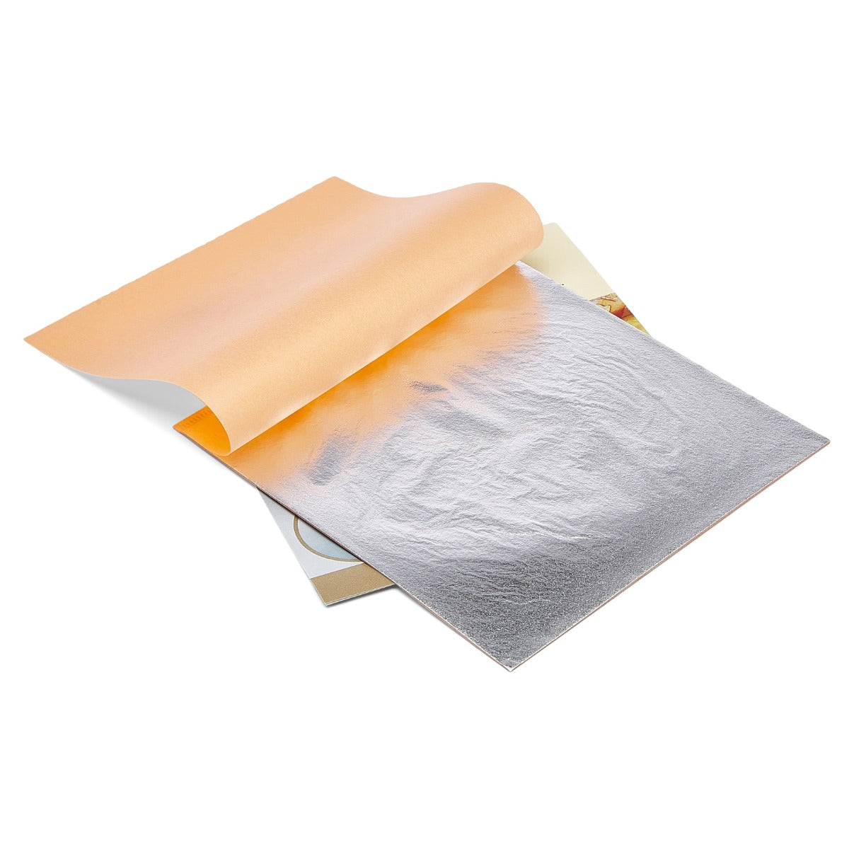DECO GOLD SILVER LEAVES ( BRAND PEBEO ) 12 SHEETS
