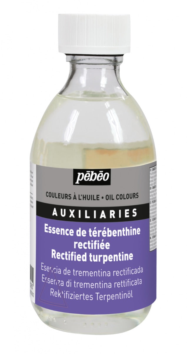 AUXILARIES RECTIFIED TURPENTINE EXTRA FINE ( BRAND PEBEO ) 245ML
