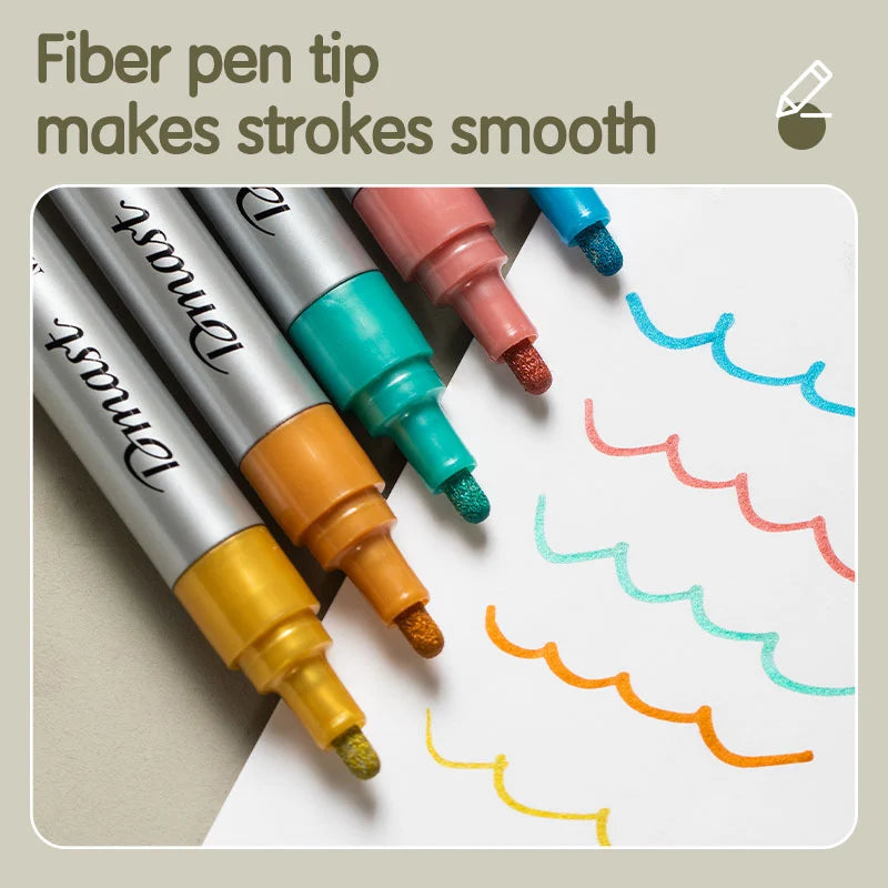 ACRYLIC MARKER ( BRAND DMAST ) 6 COLORS