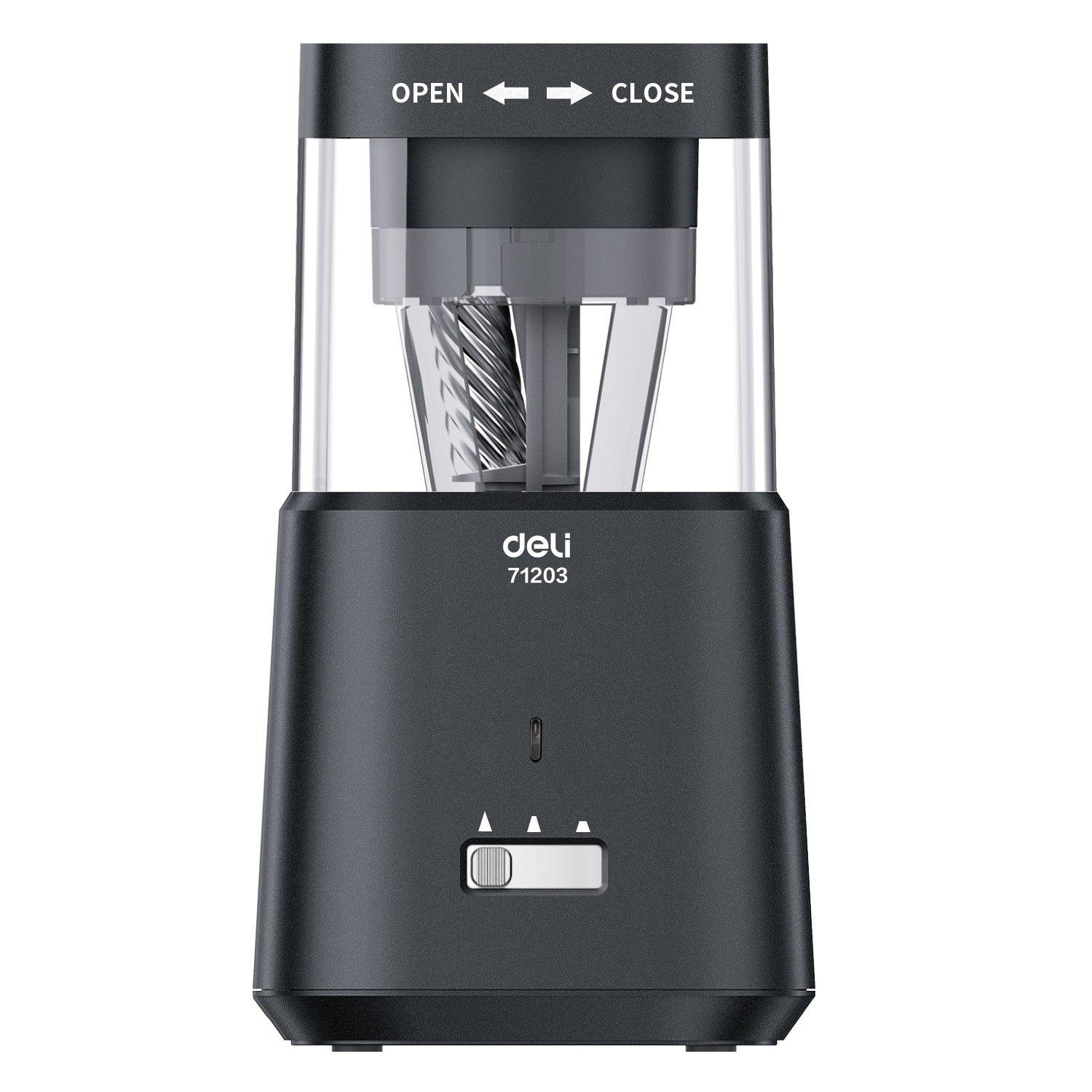 ELECTRIC PENCIL SHARPENER FOR COLORED PENCIL ( BRAND DELI )