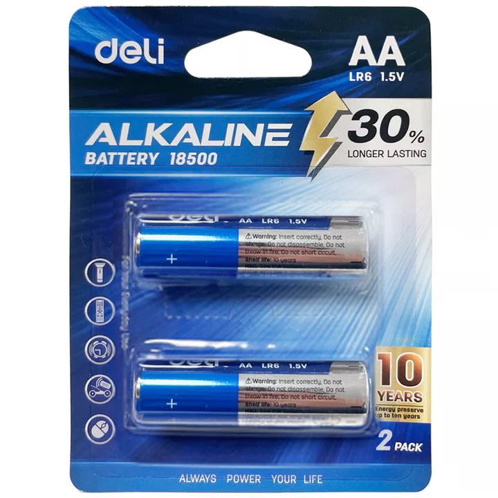 DELI 18500 ALKALINE BATTERY AA