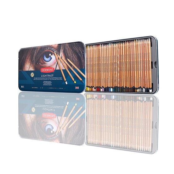 COLORED PENCIL ( BRAND DERWENT ) LIGHTFAST FOR PROFESSIONAL USE 36PCS