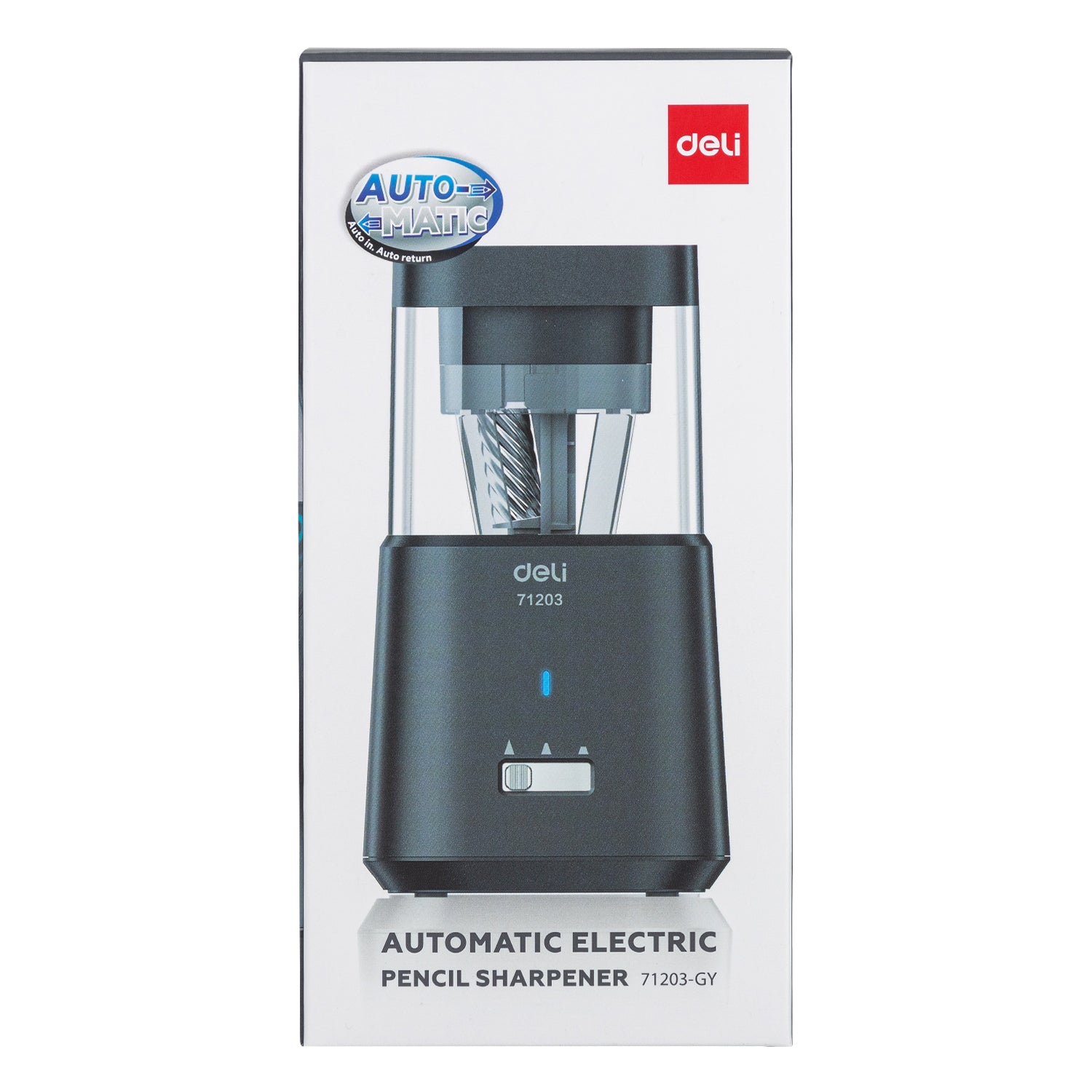 ELECTRIC PENCIL SHARPENER FOR COLORED PENCIL ( BRAND DELI )