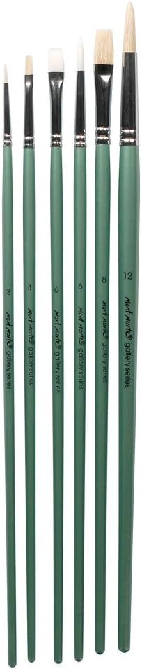 OIL PAINT BRUSH SET( BRAND MONT MARTE ) GALLERY SERIES SET 6 PIECES