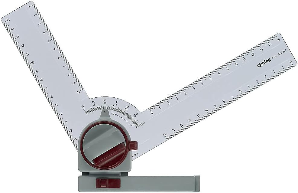 ROTRING SCALE 0-90 DEGREE FOR DRAWING AND DRAFTING TIP