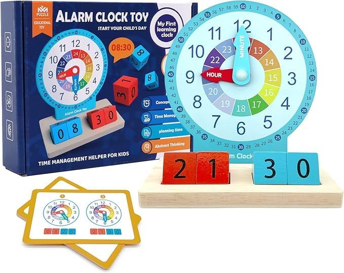 KIDS TOY ALARM CLOCK PUZZLE TOY