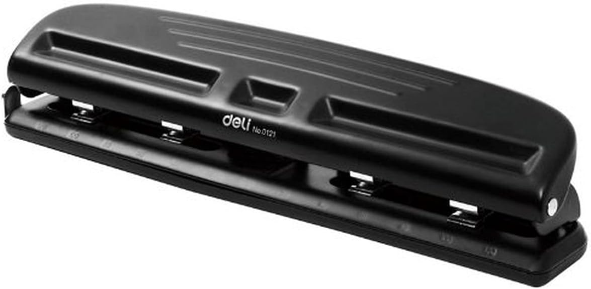 4 HOLE ADJUSTABLE PUNCH ( BRAND DELI )