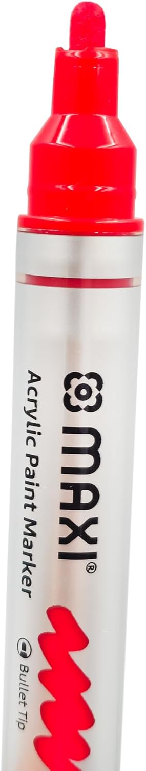 ACRYLIC POINT MARKER ( BRAND MAXI ) 8 COLORS 0.5-1 MM
