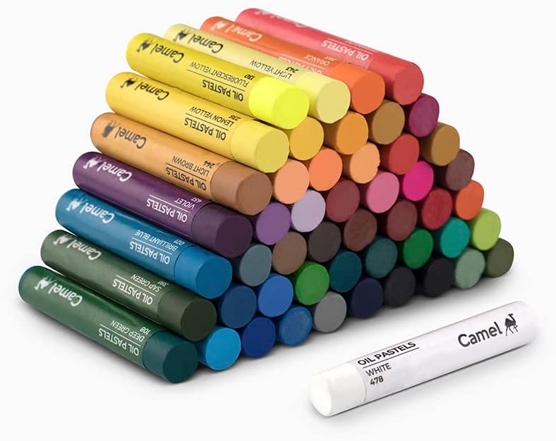 OIL PASTEL ( BRAND CAMEL ) 50 SHADES