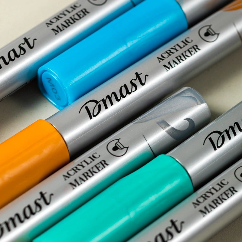 ACRYLIC MARKER ( BRAND DMAST ) 6 COLORS