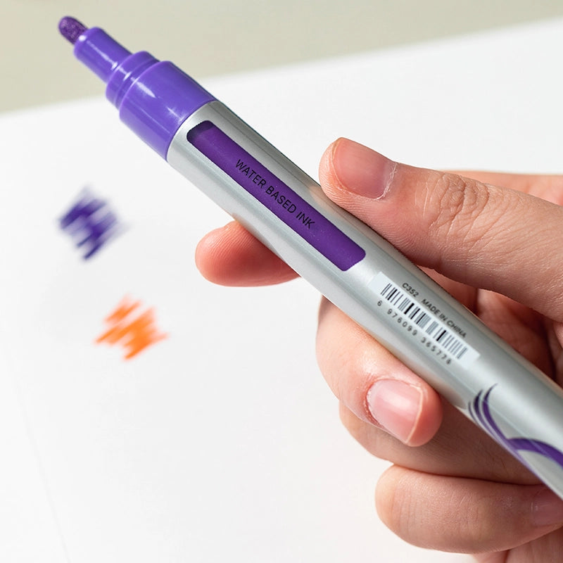 ACRYLIC MARKER ( BRAND DMAST ) 12 COLORS