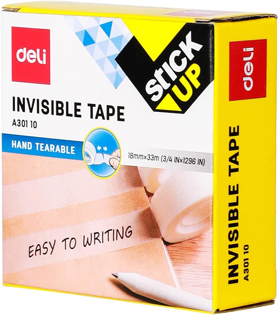 INVISIBLE OFFICE TAPE ( BRAND DELI ) 18MMX33M