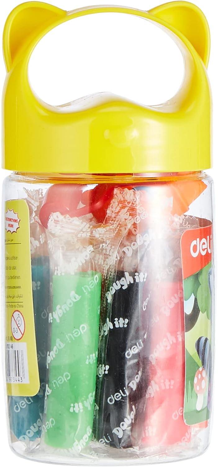 DOUGH BRIGHT AND VIVID COLORS 12 PCS SET ( BRAND DELI )