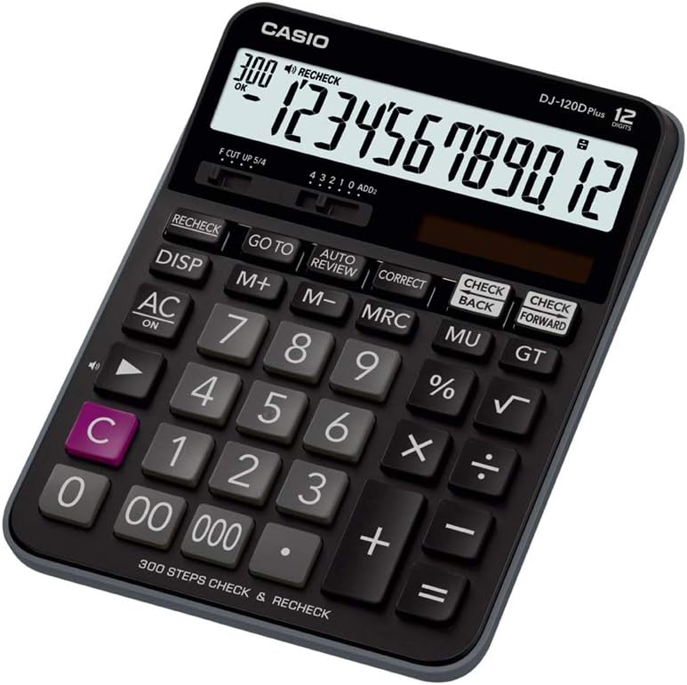DJ-120D PLUS CHECK AND RECHECK CALCULATOR ( BRAND CASIO )