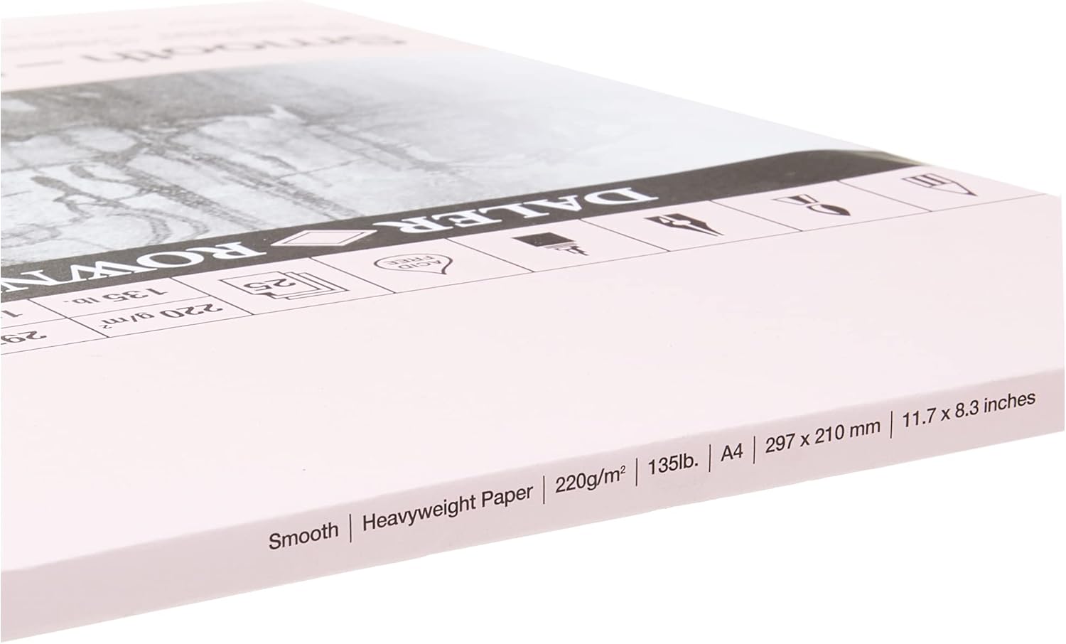 SKETCHBOOK ( BRAND DALER ROWNEY ) -SMOOTH HEAVYWEIGHT A4 220GSM
