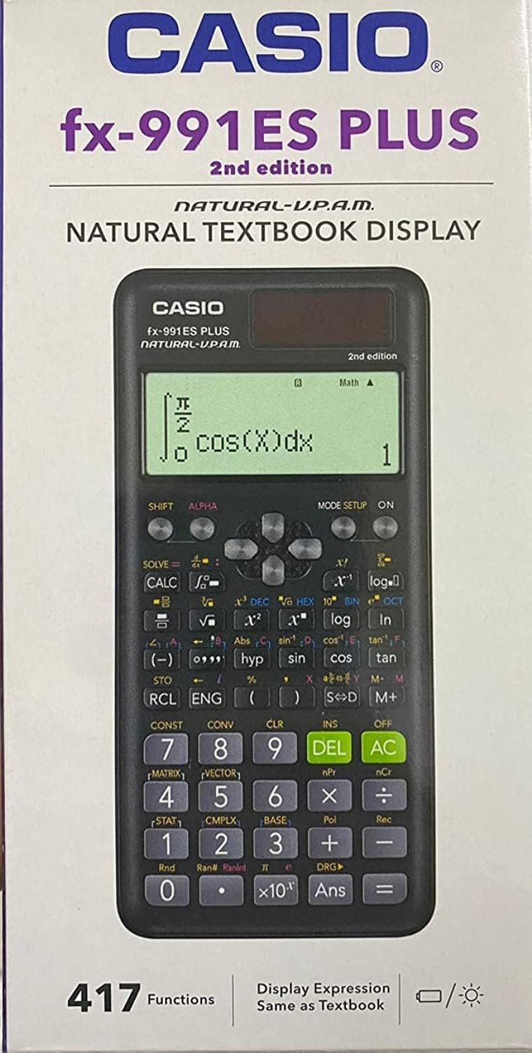 SCIENTIFIC CALCULATOR FX 991ES PLUS ( BRAND CASIO ) 2ND EDITION