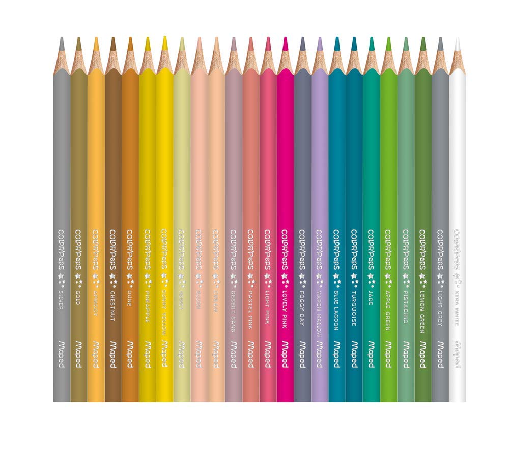 COLOUR PENCILS COLOR PEPS X72 CARD BOX ( BRAND MAPED )