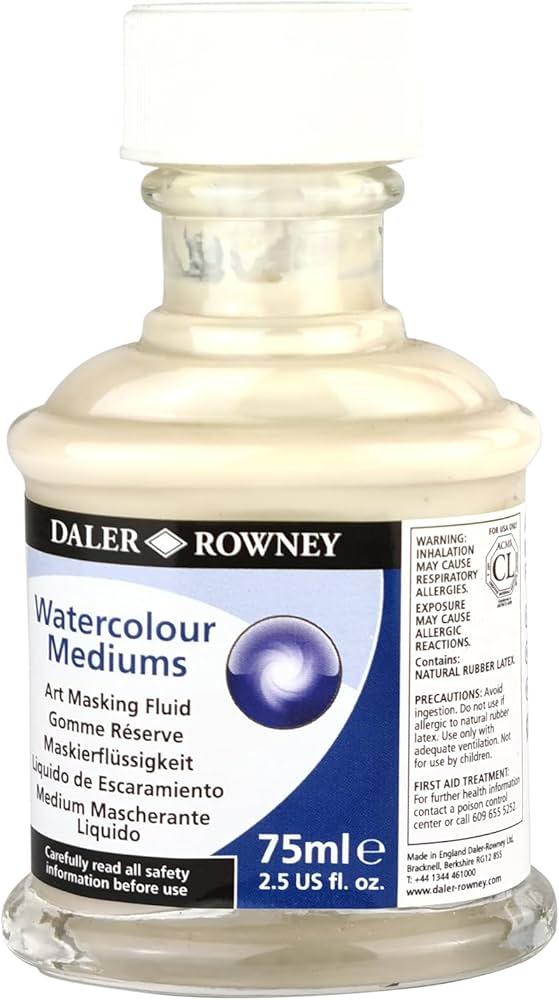 WATERCOLOR MEDIUM ART MASKING FLUID ( BRAND DALER ROWNEY ) 75ML