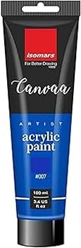 ACRYLIC PAINT CANVAA ARTIST SERIES ( BRAND ISOMARS ) 100ML