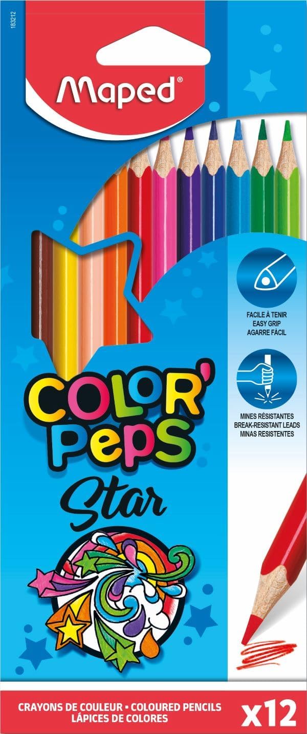 COLORING PENCIL ( BRAND MAPED ) 12 COLORS