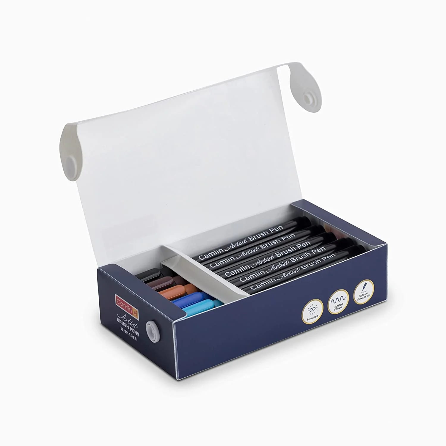 ARTIST BRUSH PEN ( BRAND CAMLIN ) SET OF 12