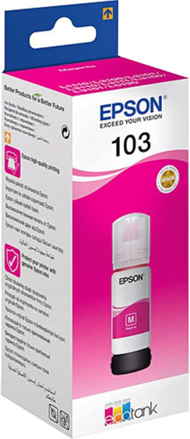 103 ORIGINAL INK BOTTLE MAGENTA COLOR ( BRAND EPSON )