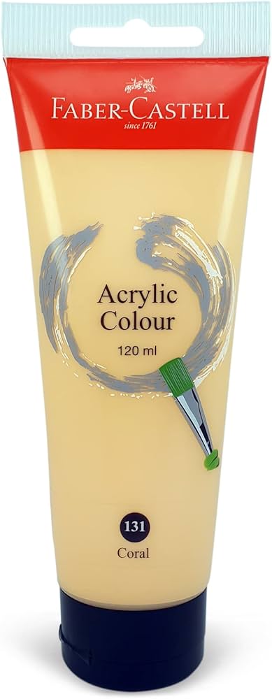 ACRYLIC COLOR ( BRAND FABER CASTELL ) 120ML