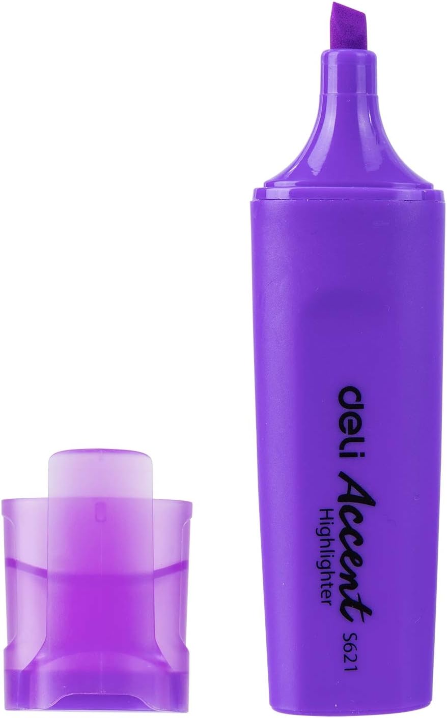 HIGHLIGHTER ( BRAND DELI ) PURPLE COLOR