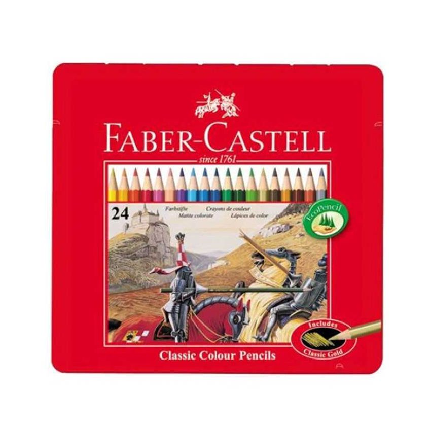 CLASSIC COLOUR PENCIL ( BRAND FABER CASTELL ) 24PCS