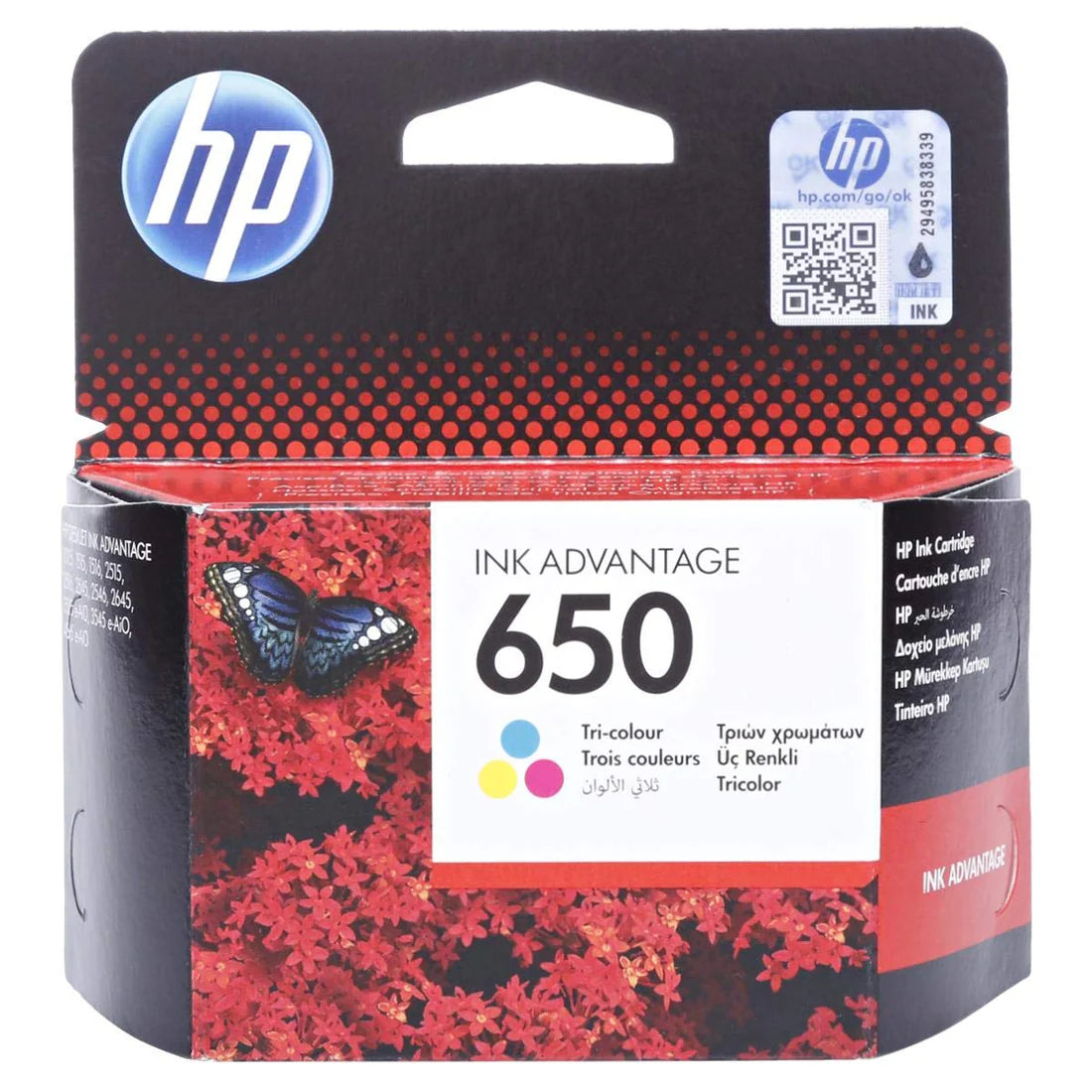 INK CARTRIDGE 650 TRICOLOR ( BRAND HP )