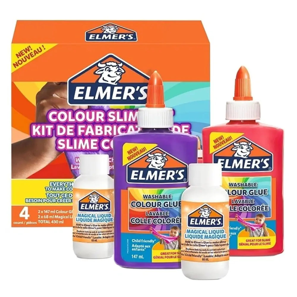 SLIME OPAQUE COLORS SET ( BRAND ELMER'S )