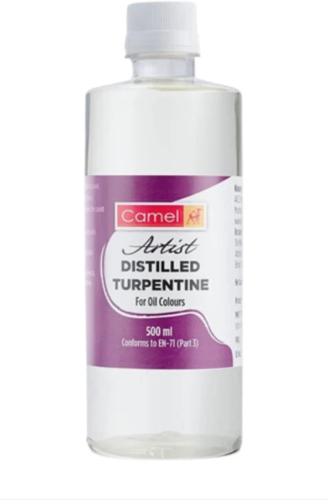 DISTILLED TURPENTINE FOR OIL COLORS ( BRAND CAMEL ) 500ML