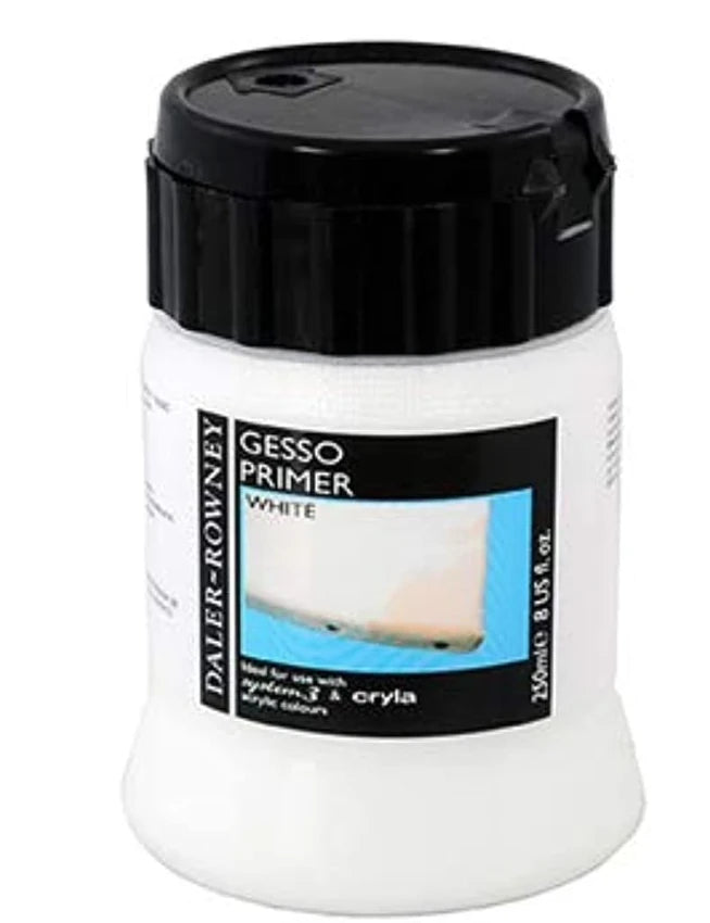 GESSO PRIMER ( BRAND DALER ROWNEY ) WHITE 250ML