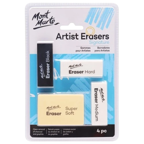 ARTIST ERASER PACK OF 4 ( BRAND MONT MARTE )