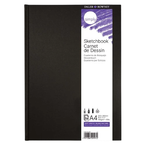 SKETCHBOOK ( SIMPLY -DALER ROWNEY BRAND ) SIZE A4