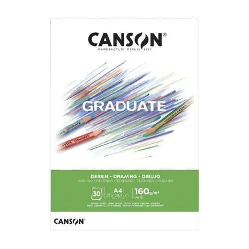 SKETCHBOOK ( BRAND CANSON ) GRADUATE DRAWING A4 SIZE