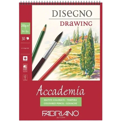 SKETCHBOOK ( BRAND DISEGNO ) DRAWING PAD 300GSM 30SHEET