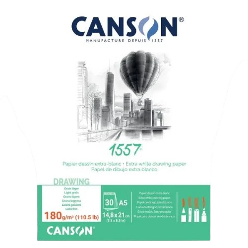 SKETCHBOOK ( BRAND CANSON ) 1557 DRAWING A5 SIZE