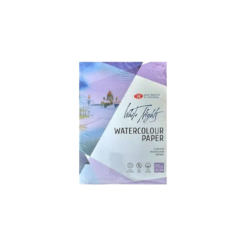 WATERCOLOR PAPER ( BRAND NEVA PALETTE ) WHITE NIGHTS A4 SIZE 260GSM